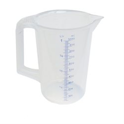 Measuring cups, closed handle,  250 ml, 25 pcs
