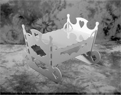 Baby cradle cake stand