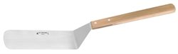 Spatula, for oven use, cranked blade, wooden handle, 260mm
