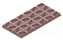 Tablet cocoa bean Praline mould CW2398