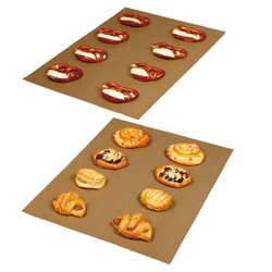 Baking foil, brown - 445 g/m²,  570 x 980 mm, 20 pcs