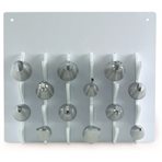 Plastic wall rack for 24 nozzles