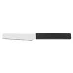 Bread knife, serrated, plastic handle, 100mm