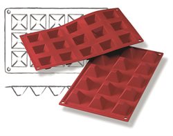 Silicone Baking Mould – 175x300mm, Pyramids