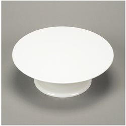 Cake plate, turnable,  320 mm, white