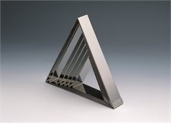 Triangular Inox cake frame Height 40mm
