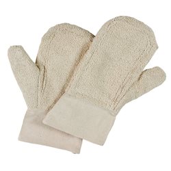 Baking mittens with short cuffs,  340 mm