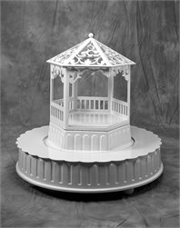 Gazebo cake stand