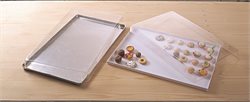 Transparent lid for trays