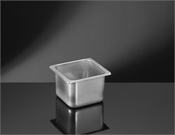 Stainless steel Ice cream pan, 180x165x120mm