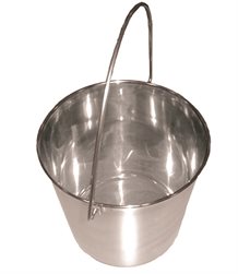 Stainless steel bucket, 10L