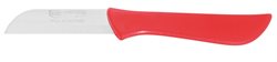 Paring knife, smooth, plastic handle, 60mm