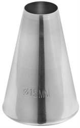 Stainless steel nozzles, set of 12 pcs, Diam: 4-15mm