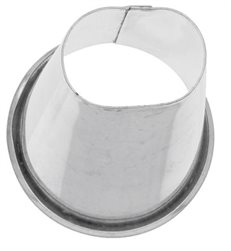 Chocolate decorating cutter, oval, H: 50mm