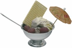 Ice cream bowl, Diam: 90mm / H = 60mm