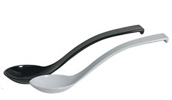 Black serving spoon, 235mm