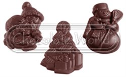 Christmas, New year Praline mould CW1435