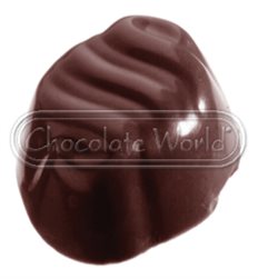 Enrobed chocolates Praline mould CW2061