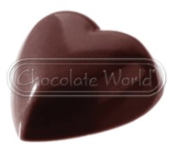 Valentine Heart Caraque Praline mould CW2143