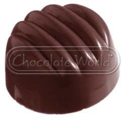 Enrobed chocolates Praline mould CW2209