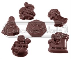 Christmas, New year Praline mould CW2260