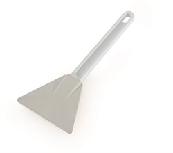 Triangular rubber spatula