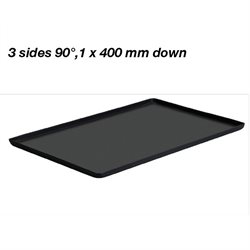 Display Trays, black,  400 x 300 x 10 mm, 10 pcs