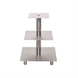 Cake Stand 3 tiers, square