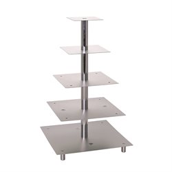 Cake Stand 5 tiers, square