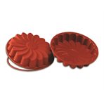 Silicone Baking Mould - Flower,  Diam: 220 mm / 45 mm