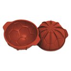 Silicone Baking Mould - Football,  Diam: 180 mm / 95 mm