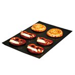 Baking foil, black - 220 g/m²,  400 x 600 mm, 20 pcs