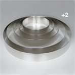 Set of tart rings for cake stands,  h: 60mm