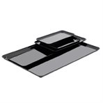 Tray - rectangular, black