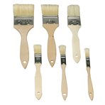 Brush, round,  25 mm, bleached
