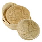 Bread proofing baskets round, 6 pcs