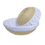 Cotton liner for round bread proofing baskets