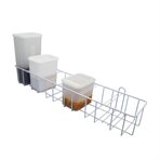 Wall rack for Plastic containers,  900 x 190 x 160 mm