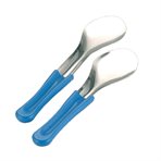 Ice cream spatula - blue handle,  260 mm