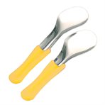 Ice cream spatula - yellow handle,  260 mm