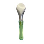 Ice cream spatula transparent green,  260 mm