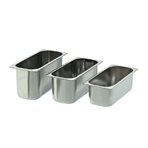 Ice cream container,  inox