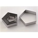 Stainless steel cutter pentagon