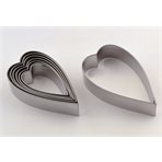 Stainless steel cutter narrow heart