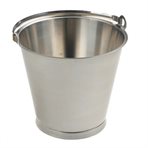 Stainless steel bucket, 12L