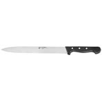Cake knife, smooth, plastic handle, 230mm