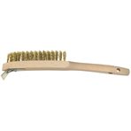 Cleaning brush with scraper, 140mm
