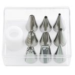 Decorating nozzles, set of 9 pcs