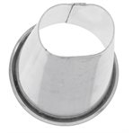 Chocolate decorating cutter, oval, H: 50mm