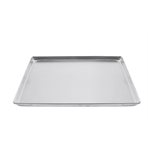 Silver aluminum tray